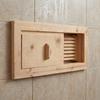 Griglia per Aerazione Sauna in Legno Finestra a Persiana per Stanza Sauna Pannello di Ventilazione Griglie di Fornitura Attrezzatura