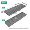 Kitchen Sink Splash Guard-Silicone Draining Mat Around Tap Draining Pad Behind Faucet with Lip Drip Catcher Sink Protector Mat