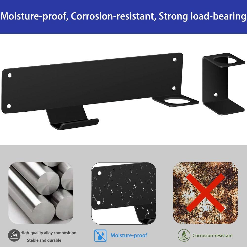 Wall-mounted Jack Holder Heavy Duty Wall Storage Rack Efficient Jack Stand Organizer  Tool Storage