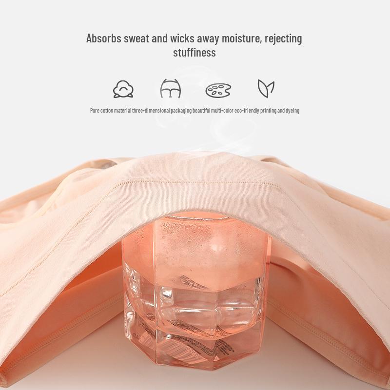 Novas Calcinhas Triângulo de Algodão de Cintura Alta para Mulheres - Sem Costura, Respiráveis, Antibacterianas, Tamanho Grande, com Controle Abdominal e Levanta Bumbum.