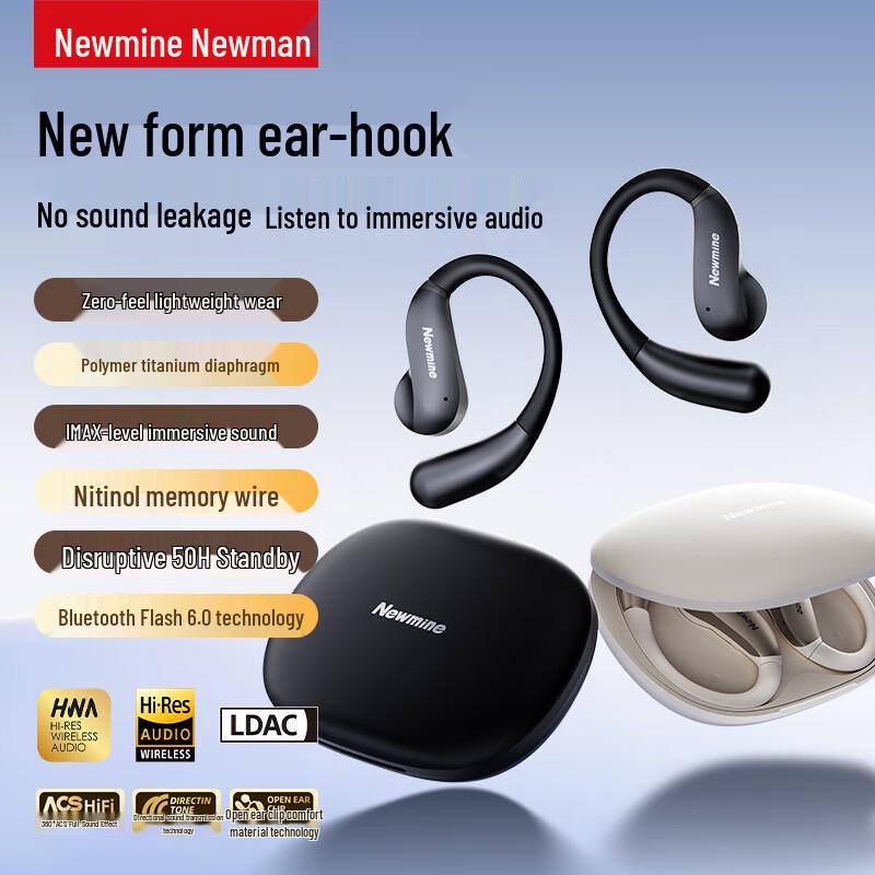

Newman OWS-21 Open-Ear Bluetooth Headphones