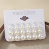 Hot Sale Classic Simple Versatile Earrings Set Fashion Versatile Style Earrings Foreign Trade