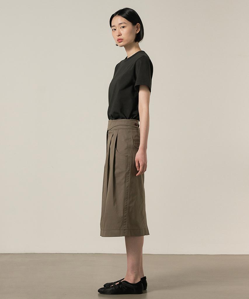Leopeusaideuhwaiteulabel Essential 1/2 T-Shirt Charcoal