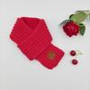 Children's Autumn & Winter Warm Knit Scarf, Versatile Solid Color, Korean Style Neck Warmer for Boys & Girls