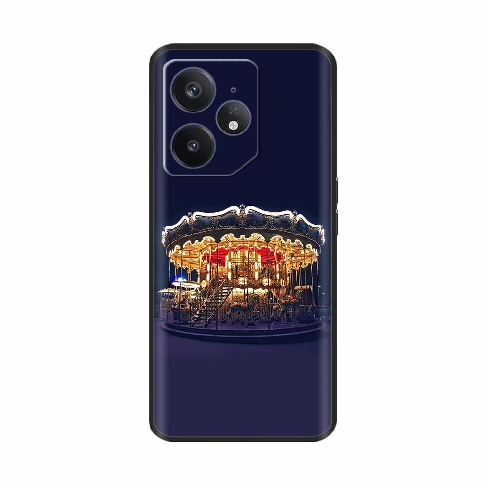 Für Realme Neo 7 Hülle Blume Vogel Weiches Silikon TPU Handyhülle Funda Für Realme Neo7 Abdeckung Realmi Neo 7 Hülle Handy Tasche Schalen