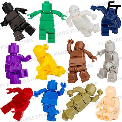 Super Movable Hyperactive Mini Action Figures Multi-joint Bricks Building Blocks Cartoon Anime Movies Toys For Children