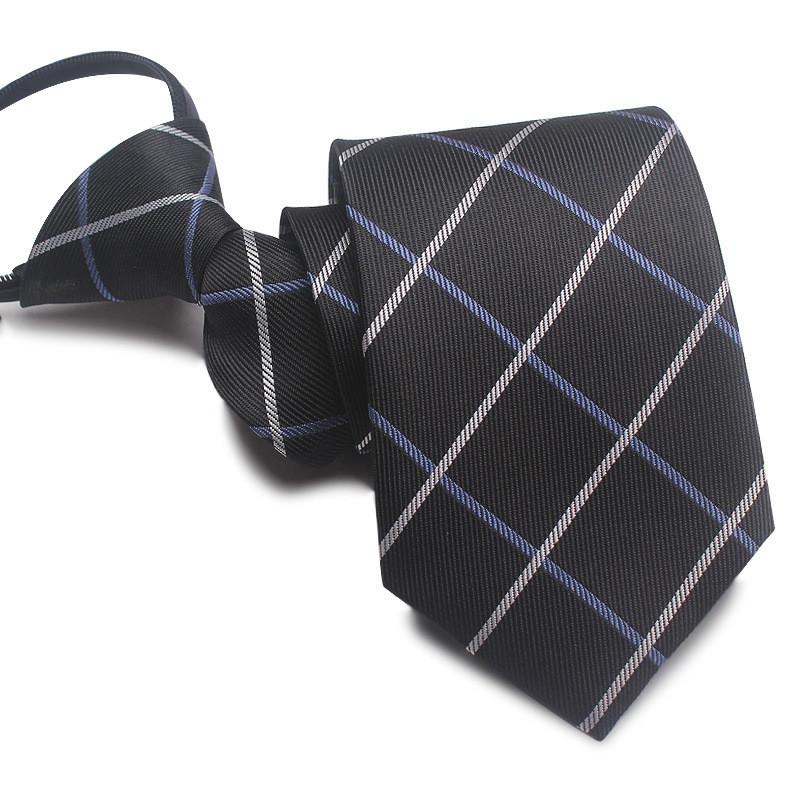 Mens Business Polyester Tie With Arrow Design And Zipper Closure For Office