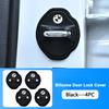 BBKT7 Car Silica Gel Door Lock Protective Cover Door Lock Buckles For BMW X5 X6 F30 F34 F10 F20 G20 G30 F15 F16 1 3 5 7 Series Sticker