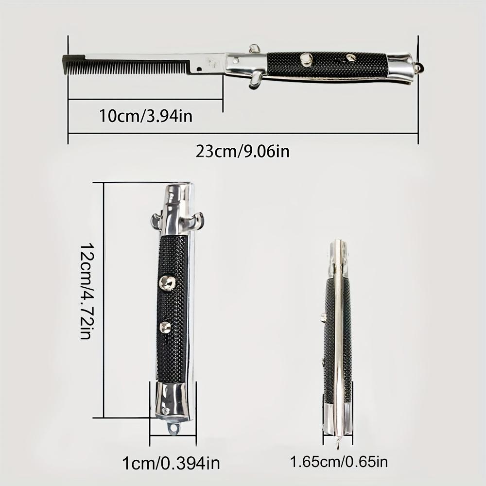 Men'S Styling Comb Dual-Use Fine-Toothed - Foldable Comb