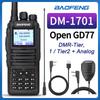DMR Baofeng Dual Mode Analog & Digital Walkie Talkie DM 1701 Tier 1+2 Dual Time Slot Ham Dual Band Baofeng Radio DM-1701