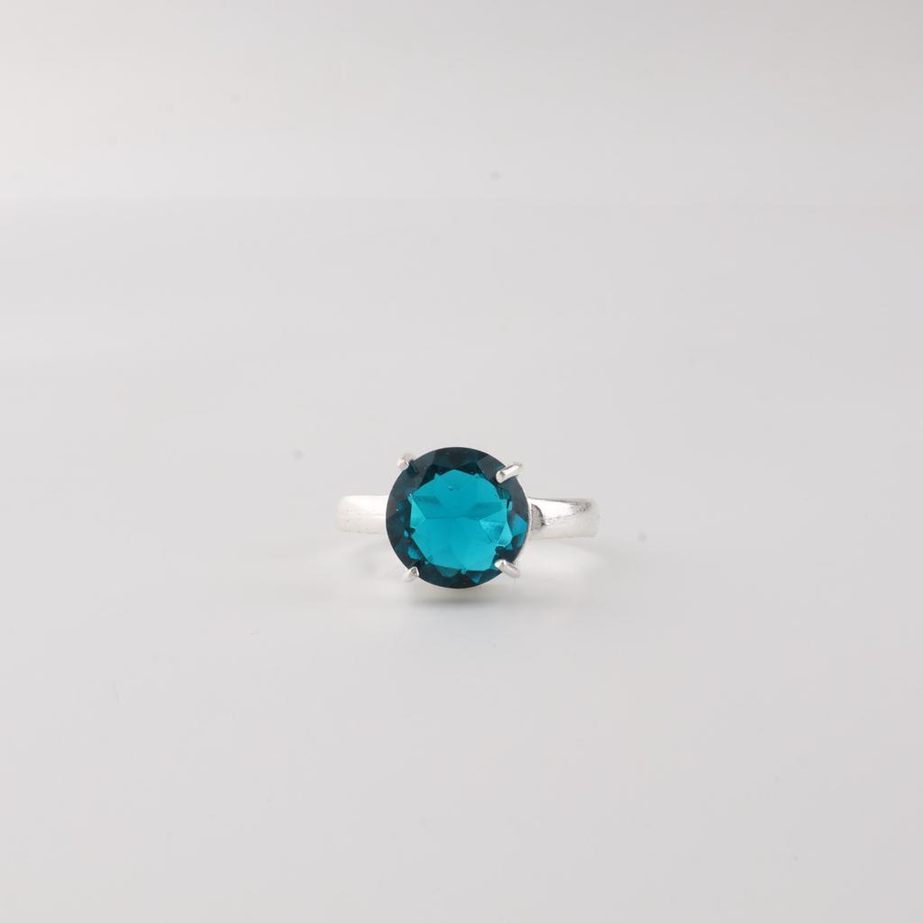 Apatite Gemstone 925 Sterling Silver Handcrafted Jewelry Ring Gift For Women RR-72-14