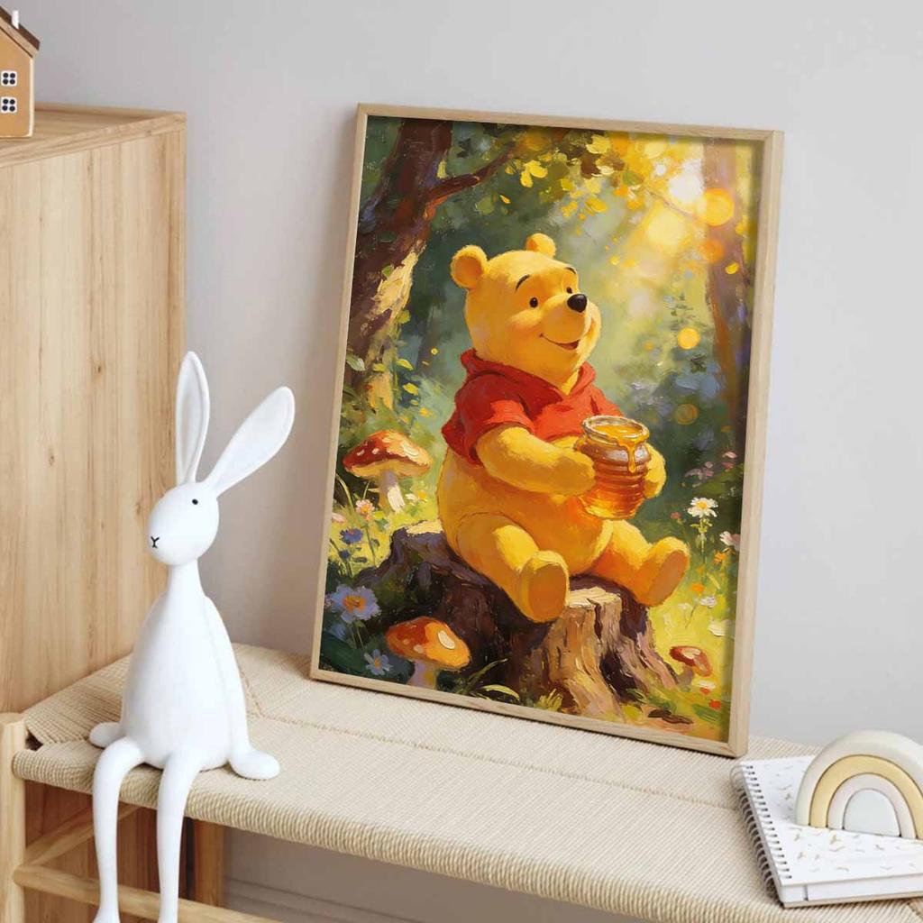 Disney Winnie The Pooh Honey Diamond Painting Art Kit Mosaic Handmade Diy Gift Home Decor
