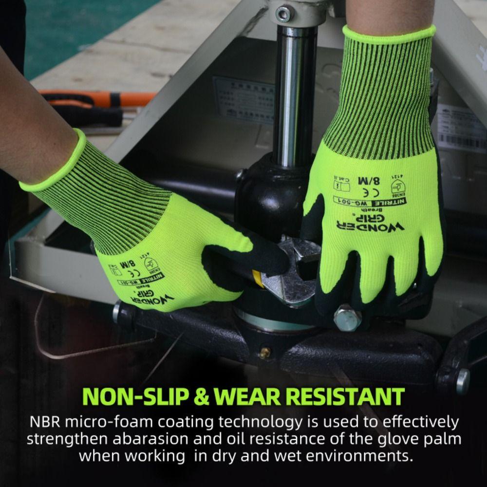 

Перчатки для строительства Safety Wonder Grip, утолщенные перчатки для обрезки роз, перчатки для работы в саду, мужские