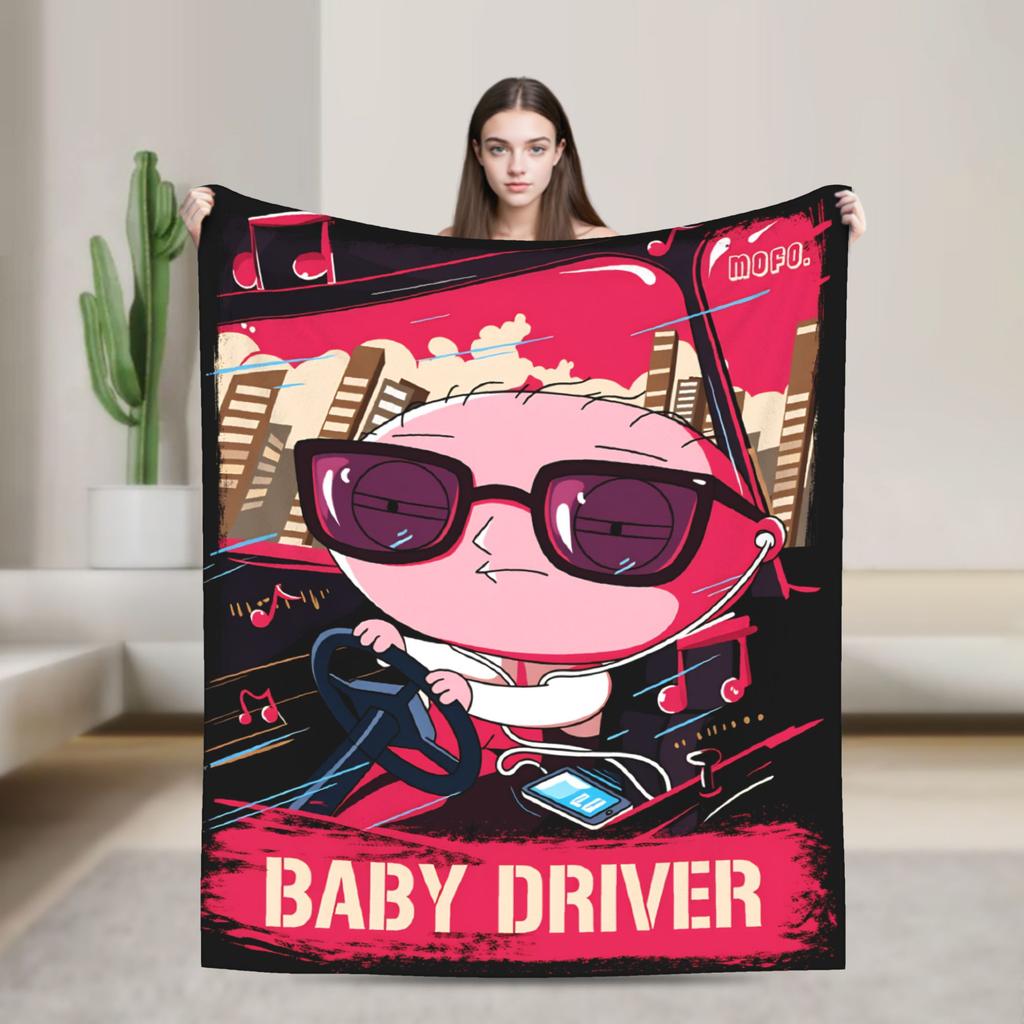 Rodiny Kreslený Peter Griffin Pánové Deku Super Měkká Zábavná Plyšová Přikrývka Na Cestování Kancelář Flanelová Přehoz Na Postel Pokrývka Postele