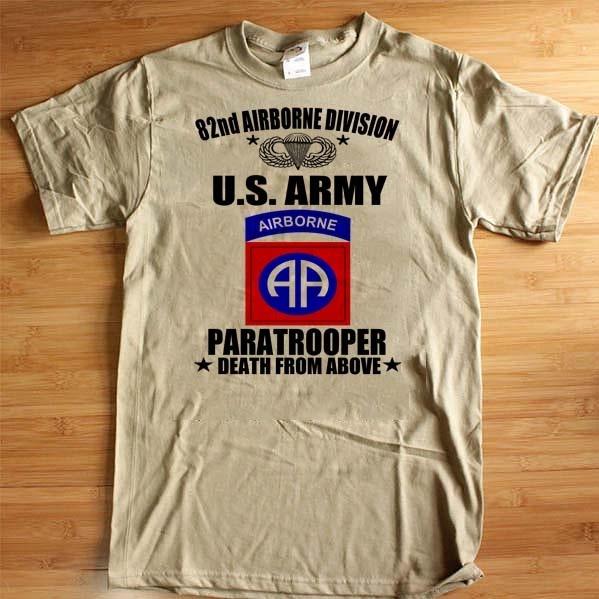 US Army 82nd Airborne Division All American Death From Above Military Unisex T-Shirt