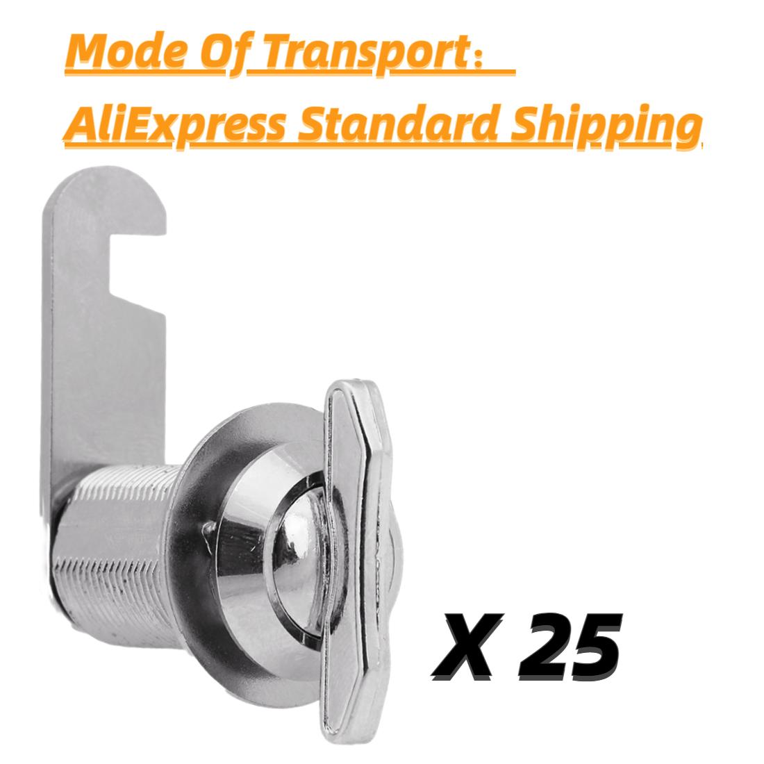 

100/25 шт. бесключевой кулачковый замок для дверей, окон, почтовых ящиков, дверей лодок, автобусов, шкафов, ящиков для инструментов, ручных винтовых замков