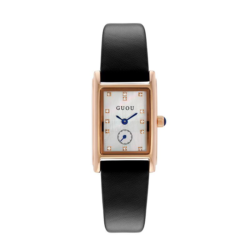 Montre pour femme, nouveau style, style rétro, petit disque carré, tempérament, ceinture simple, pour le travail, petite montre carrée