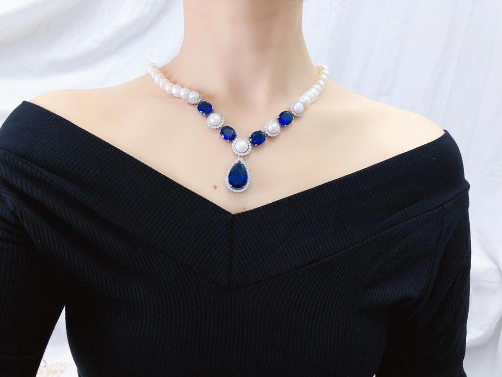 Elegant Zhuji Freshwater Pearl Necklace - Light Luxury Collarbone Chain for Parties and Daily Wear