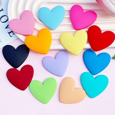Accesorios de Resina Corazón de Melocotón: Funda de teléfono DIY, Parche para vaso de agua, Almacenamiento para coche, Tocado para zapato y ropa
