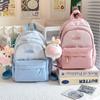 Soft Girl Cute Girl Backpack Primary and Secondary School Student Spring Outing Travel Bag High-value Leisure Time Shangshu Bag