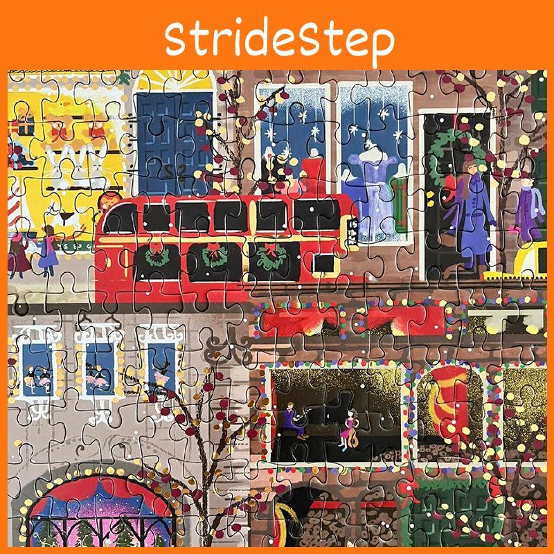 Christmas Winter Street Scene Pattern Puzzle Toy For Adults Diy Decor Home