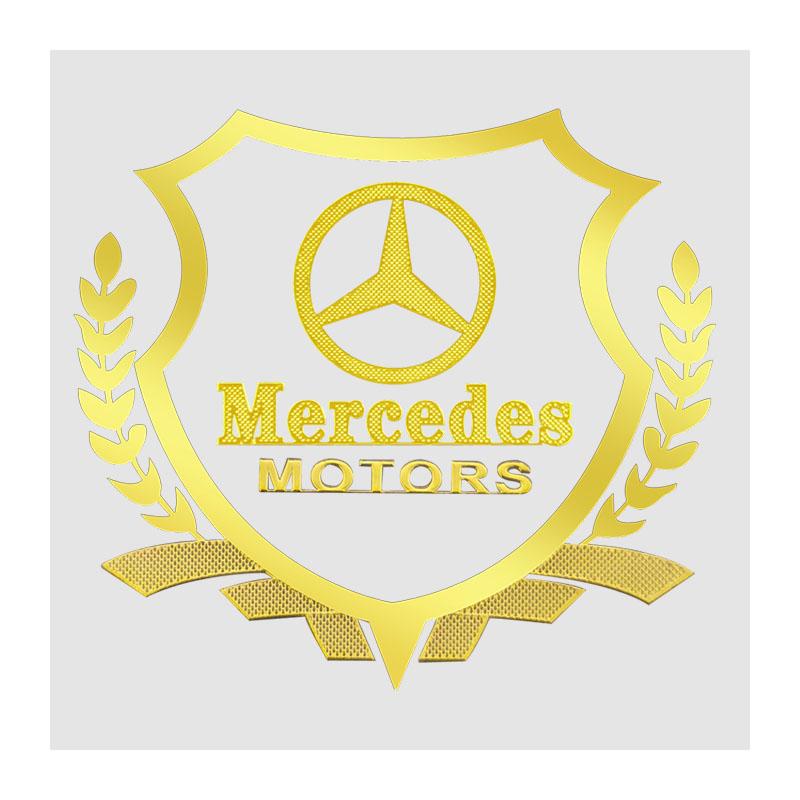 For Mercedes-Benz AMG C500 C200 C300 A B C E GLA CLA GLK GL ML GLE 1 stk. Bilkarosseri 3D-klistremerker Hvetaks Styling Emblem Bildekorasjon