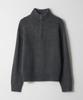 DTHIRTYONE Half-Zip Turtleneck Sweater (Grey)