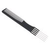 1×Barber Salon Double Sided Tooth Hair Comb Steel Needle Tail Comb Hairdressing