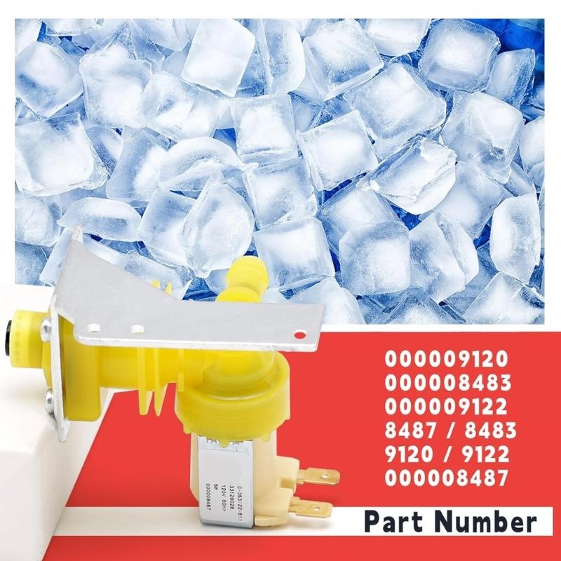

5W 120V 60Hz 00009120 Freezer Water Inlet Valves Assembly Easy to Installation China Mainland