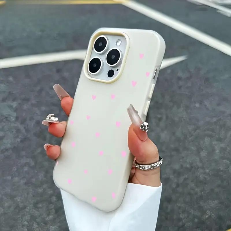 Small Fresh Pink Heart Jelly Color Phone Case For Xiaomi Poco 17 Pro Max 11T 12T 13T 14T 15T Pro 15 Ultra Soft Shockproof Cover