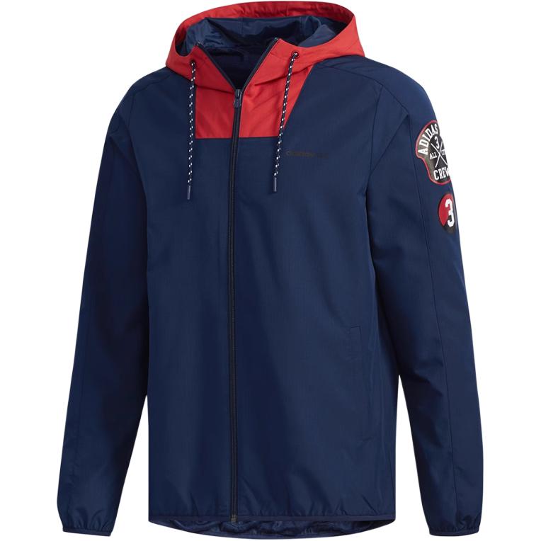 

Adidas Neo Sports Куртка с капюшоном на молнии Повседневная с длинным рукавом Мужские куртки Темно-синий FK5815 M