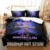 3D Print Blessd Cartoon Bedding Set Single Twin Full Queen King Size Bed Set Adult Bedroom Duvetcover Sets Anime Bed Sheet Set