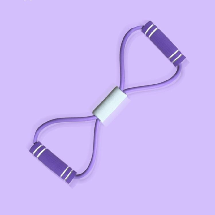 Resistance Band Figure 8 Workout Tube Stretch Fitness Band for Arm Chest Trainer