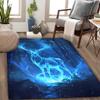 1 Piece Luminous Deer Pattern Carpet, Washable Patio Rug, Living Room/Bedroom/Patio/Garden/Courtyard, Fashionable Home Decor