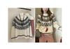Women's Heavyweight Pure Wool Fair Isle Sweater - Retro, Soft, and Loose Fit for Autumn & Winter
