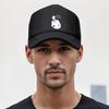“Gentleman Silhouette Fashion, Retro Art Design” Mesh Baseball Cap