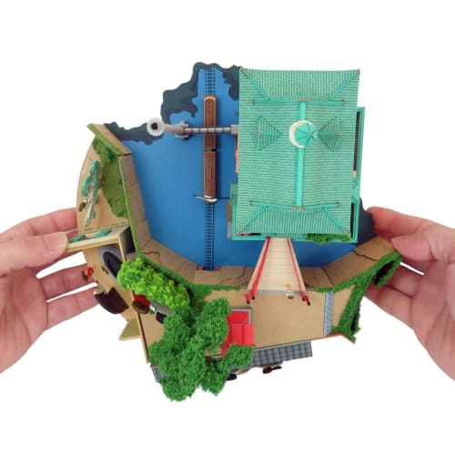 Sankei Studio Ghibli Series Spirited Away Diorama Paper Craft MP07-42