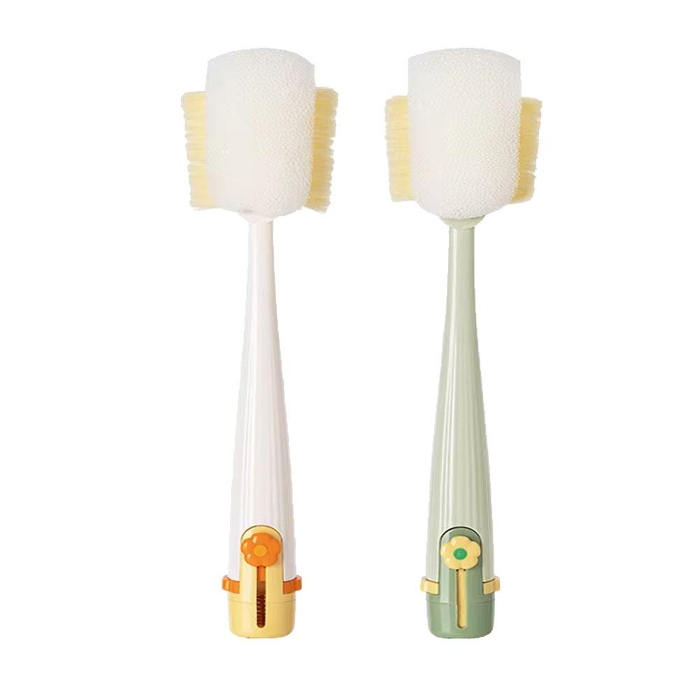 5 in 1 Bottle Brush Set Multipurpose Cup Washing Tool - Long Handle Cleaning Brush for Water Bottle, Thermos, Milk Bottle, Straw and Cups