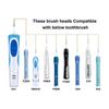 8 bucăți/set capete de înlocuire pentru periuță de dinți compatibile cu periuța de dinți electrică Oral B Braun Sensitive