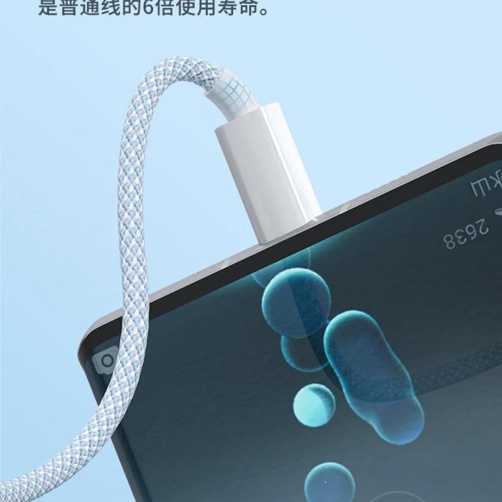 60W 6A USB Type C To Type C Cable Data Line for Iphone 15 16 Samsung Xiaomi Fast Charging Type C Data Charger