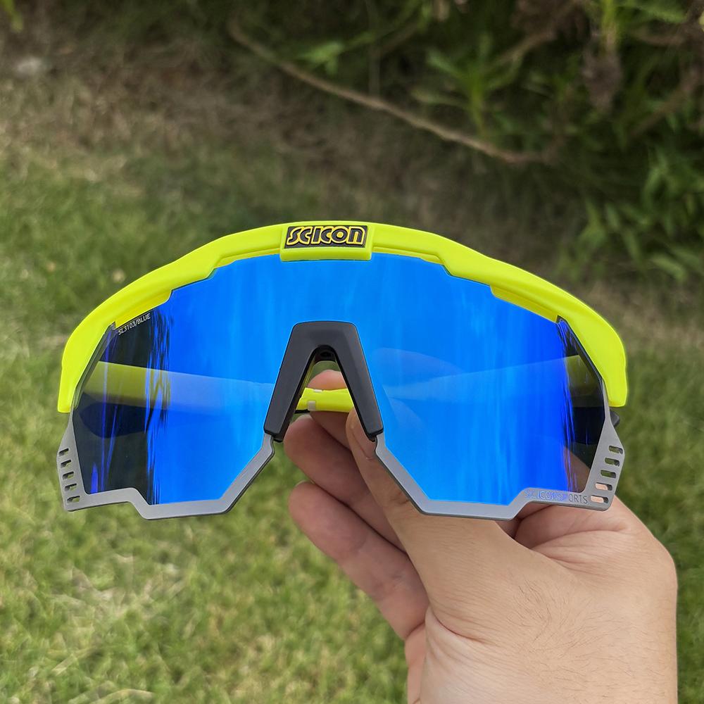 SCICON Cycling Sunglasses UV400 Cycling Glasses MTB Bike Goggles Outdoor Running Driving Riding Sports Bicycle Eyewear