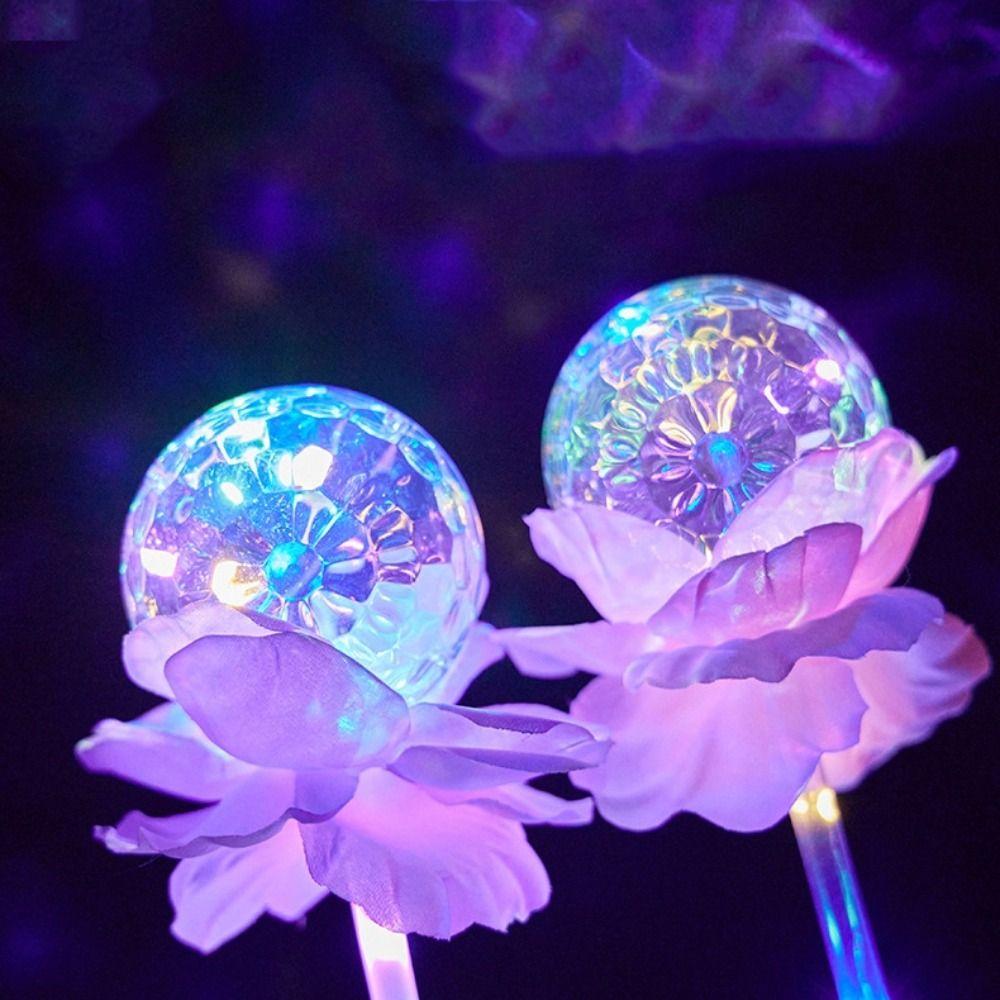 Portable Glowing Hand Held Lantern Handmade LED Light Luminous Toy Pendant Mid-Autumn Festival