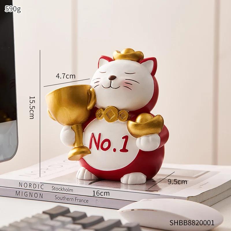 

Индивидуалистичный настольный кот, удостоенный наград, украшение из смолы, кабинет, тумба под телевизор, программное обеспечение, поделки, креативное украшение для дома