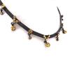 Les Trésors De Lily [J6983] - Designer 'Sissi' Amber Black Choker