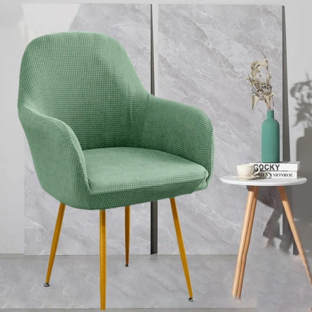 Elastic High Arm Chair Covers Polar Fleece All-in-one Seat Slipcovers Dustproof Adjustable Armchair Covers for Home Wedding