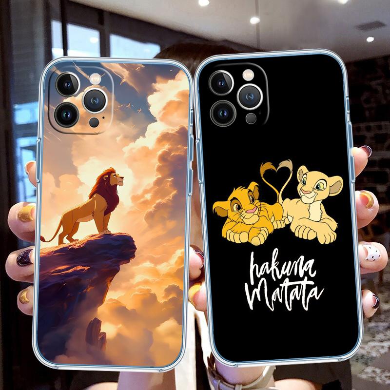 CJ75 Lion King Transparent Phone Case for LG K22 K30 K40 K40S K41 K42 K50 K50S K51 K51S K52 K61 K62 K71 K92 Q60 Q61 V40 V50 V60