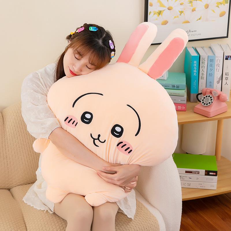 New Cute and Cute Xiaoba Plush Toy Usachi Doll Pillow Sleeping Doll Birthday Gift for Girls