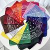 Unisex Damen Herren Bandana Haarband Cowboy Herren Biker Sport Kopfbedeckung Handgelenk Haarschmuck Paisley Kopftuch Quadratisches Tuch