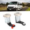 Left Right Car Door Lock Cylinder with Two Key for MOVANO 1998-2016 7701470944 7701470945 256522 256523