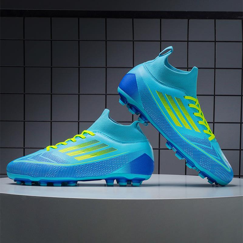 Fußballschuhe Herren und Damen Kinder Lange und Kurze Stollen Jugendtraining Fußballschuhe Studenten Erwachsene Rasen-Sneaker